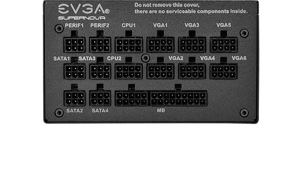 PC zdroj EVGA SuperNOVA 1300 P+ Možnosti pripojenia (porty)