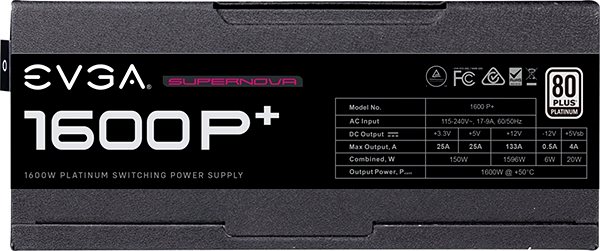 PC Power Supply EVGA SuperNOVA 1600 P+ Screen
