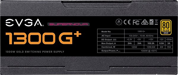 PC Power Supply EVGA SuperNOVA 1300 G+ Screen
