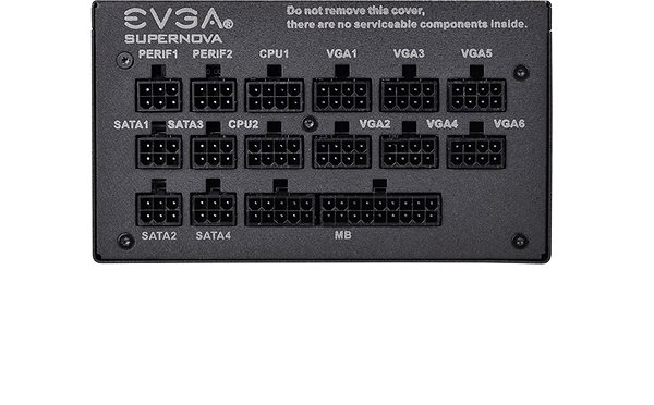 PC zdroj EVGA SuperNOVA 1300 G+ Možnosti pripojenia (porty)