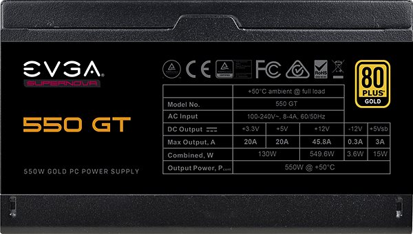 PC tápegység EVGA SuperNOVA 550 GT Képernyő