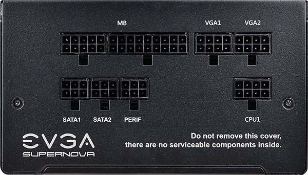 PC zdroj EVGA SuperNOVA 650 GT Možnosti pripojenia (porty)