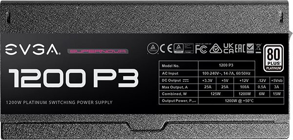 PC Power Supply EVGA SuperNOVA 1200 P3 Screen