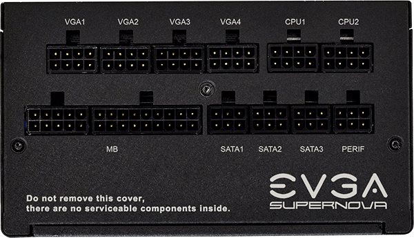 PC zdroj EVGA SuperNOVA 750 GA Možnosti pripojenia (porty)
