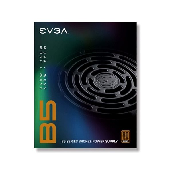 PC Power Supply EVGA 650 B5 Package content