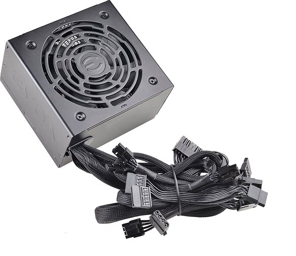 PC Power Supply EVGA 500 BR Lateral view
