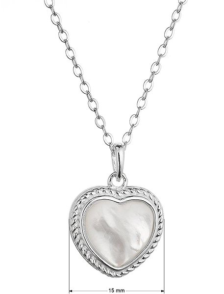 EVOLUTION GROUP 12058.1 Crystal Zircon AG Necklace (AG 925/1000; 2g).