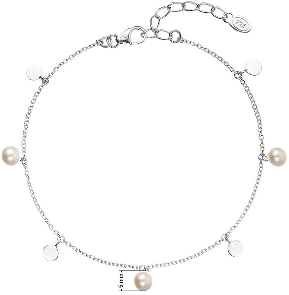 EVOLUTION GROUP 23027.1 Pearl Bracelet AAA 5mm AG (AG 925/1000; 2g).