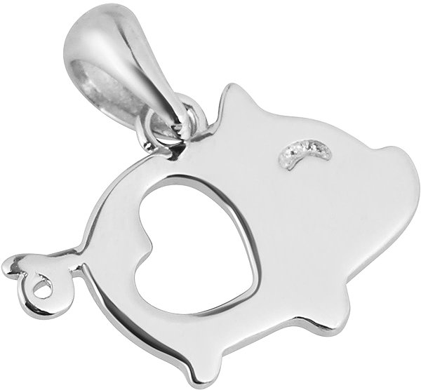 EVOLUTION GROUP 64022 AG piggy pendant (AG 925/1000; 1g).