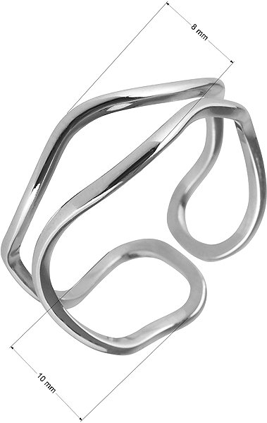 EVOLUTION GROUP 65012 A ring size uni (AG 925/1000; 1.7g).