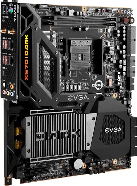 Motherboard EVGA X570 DARK Lateral view