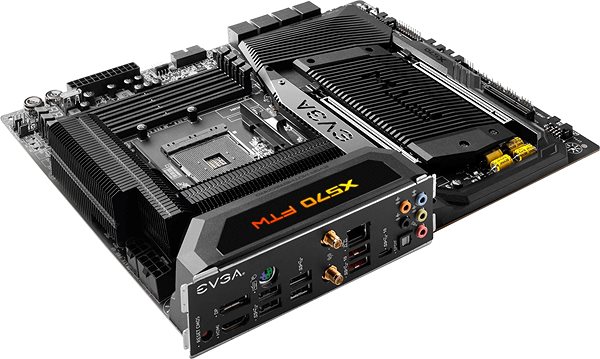 Motherboard EVGA X570 FTW WIFI Lateral view