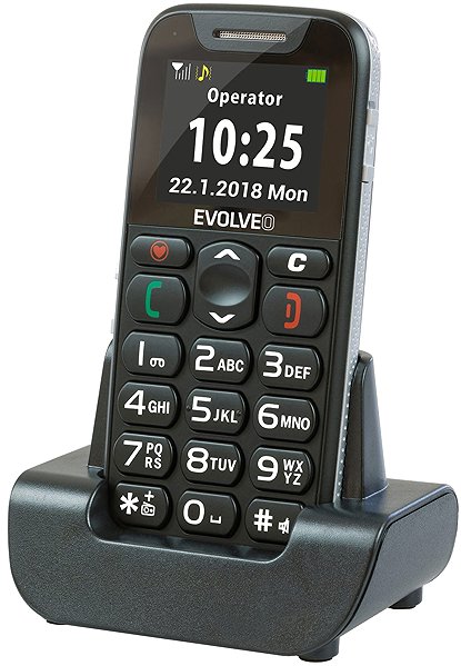 Mobile Phone EVOLVEO EasyPhone black Lifestyle