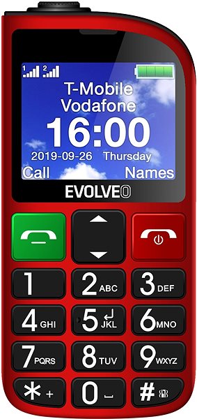 Mobile Phone EVOLVEO EasyPhone FM Screen