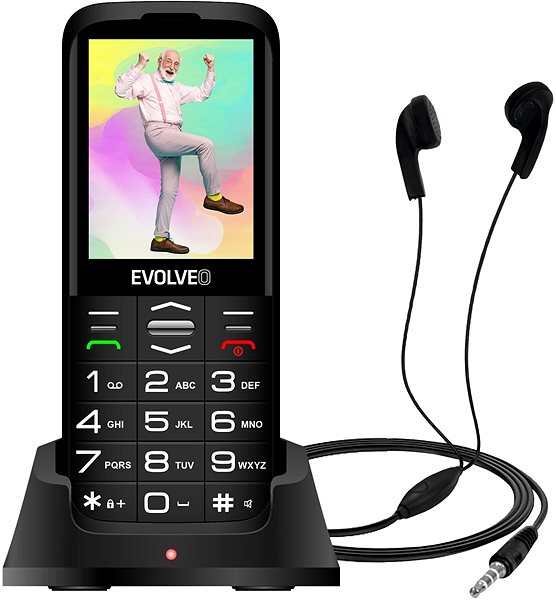 Mobiltelefon EVOLVEO EasyPhone XO, fekete ...