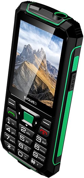 Mobile Phone EVOLVEO StrongPhone W4 green ...