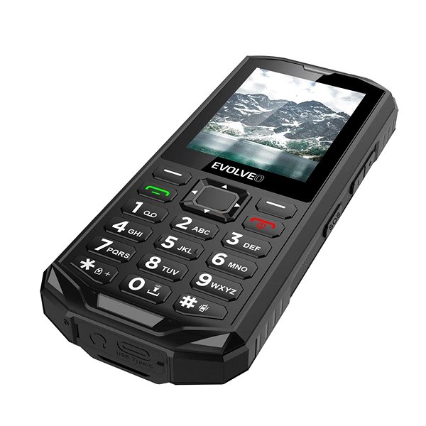 Mobile Phone EVOLVEO StrongPhone X5 black-grey ...