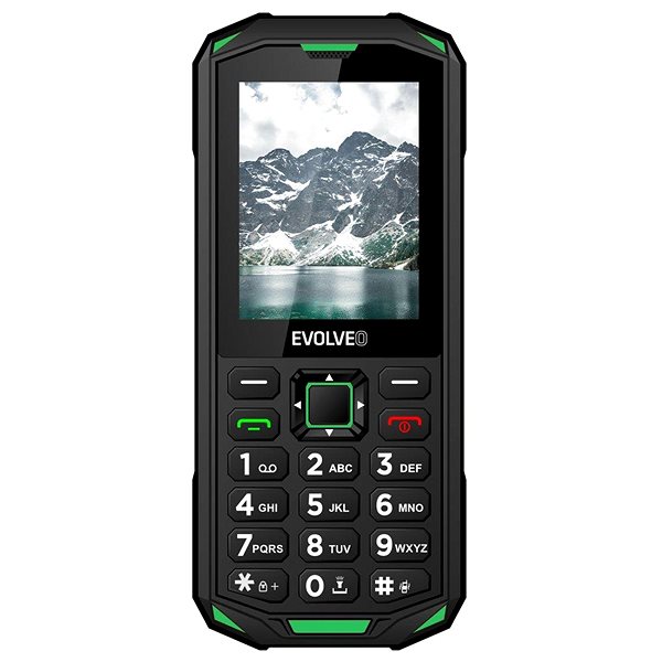 Mobile Phone EVOLVEO StrongPhone X5 black-green ...