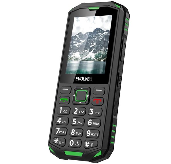 Mobile Phone EVOLVEO StrongPhone X5 black-green ...