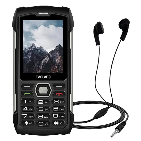 Mobile Phone EVOLVEO StrongPhone H1 black-silver ...