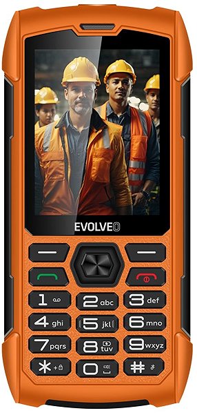Mobile Phone EVOLVEO StrongPhone H1 orange ...
