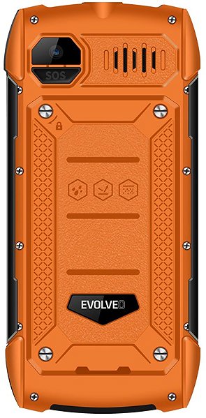 Mobile Phone EVOLVEO StrongPhone H1 orange ...