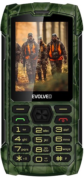 Mobile Phone EVOLVEO StrongPhone H1 hunting camouflage ...