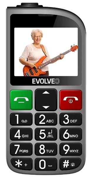 Mobile Phone EVOLVEO EasyPhone FL with charging stand ...