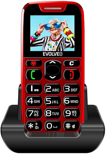 Mobile Phone EVOLVEO EasyPhone red ...