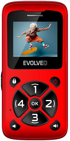 Mobile Phone EVOLVEO EasyPhone ID red ...