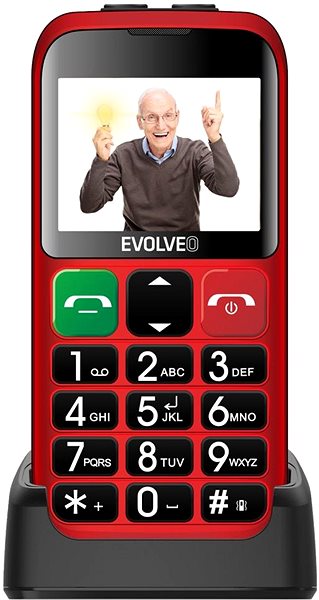 Mobile Phone EVOLVEO EasyPhone ET red ...