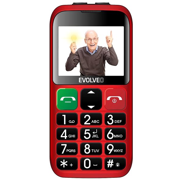 Mobile Phone EVOLVEO EasyPhone ET red ...
