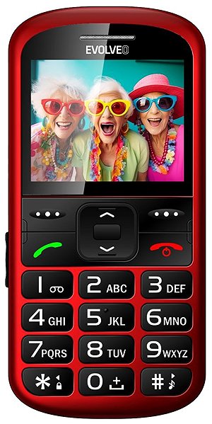Mobile Phone EVOLVEO EasyPhone XS red ...