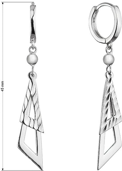 EVOLUTION GROUP 61056 ag earrings (AG 925/1000; 2.8g).