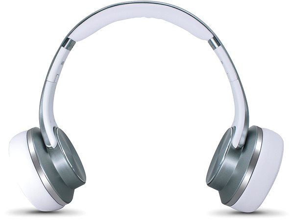 Wireless Headphones EVOLVEO SupremeSound E9 silver/white Screen