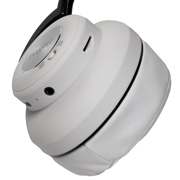 Kabellose Kopfhörer EVOLVEO SupremeSound 4ANC grau Anschlussmöglichkeiten (Ports)