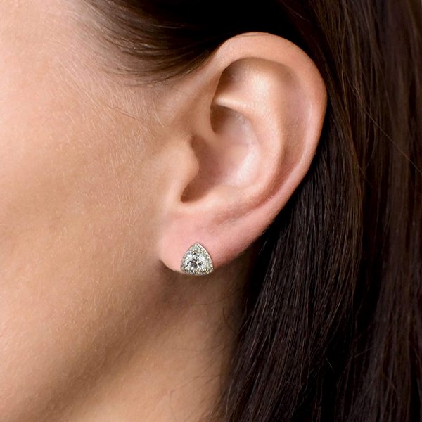 EVOLUTION GROUP 11062.1 crystal zircon silver earrings (AG 925/1000; 1g).