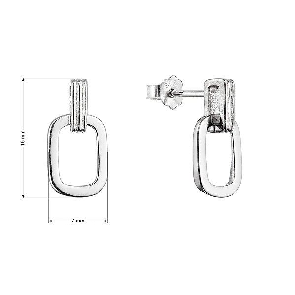 EVOLUTION GROUP 61030 silver earrings (AG 925/1000; 1.5g).