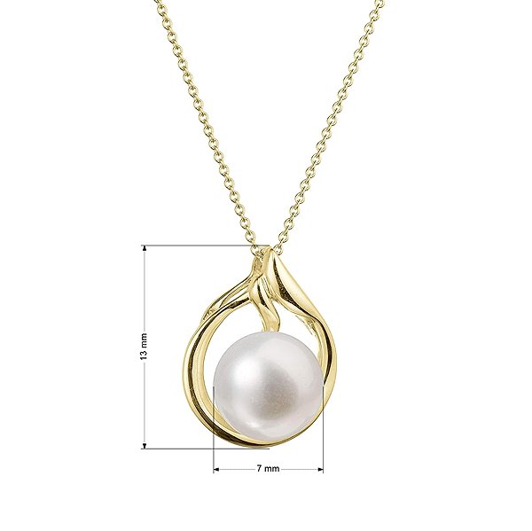 EVOLUTION GROUP 92P00033 Necklace AAA Pearl 7mm (Au 585/1000; 1.84g).