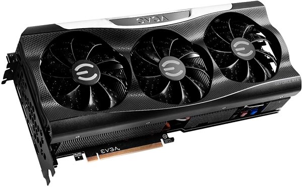 Graphics Card EVGA GeForce RTX 3070 FTW3 LHR Lateral view