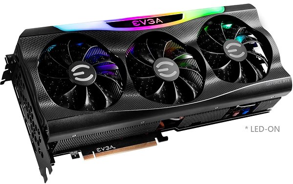 Graphics Card EVGA GeForce RTX 3080 Ti FTW3 ULTRA Lateral view