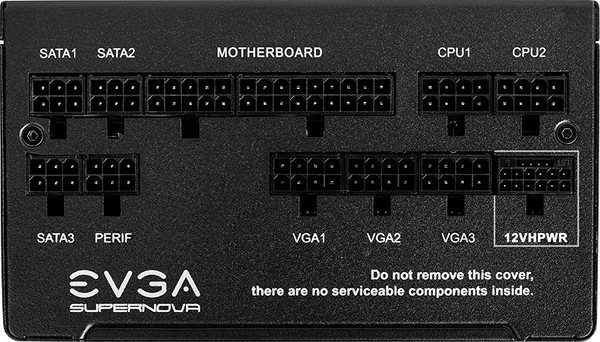 PC tápegység EVGA SuperNOVA 850G XC Hátoldal