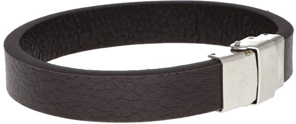Ewena Brown Leather Bracelet with the name Marek.
