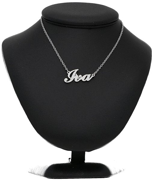 Ewena Steel Chain with the name Iva, silver.