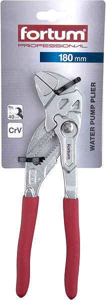 Siko kliešte FORTUM Kľúč kliešťový nastaviteľný, 180 mm, CrV 4770211 ...