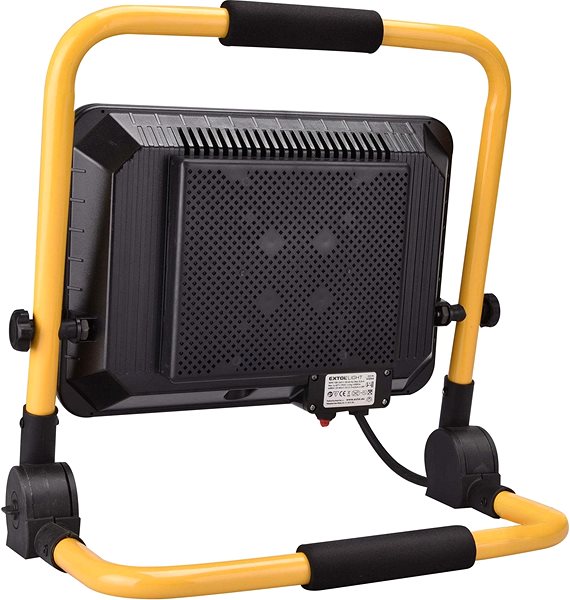 LED Reflector EXTOL LIGHT LED spotlight, 4500 lm with stand ...