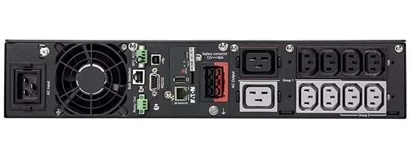 Uninterruptible Power Supply EATON UPS 5PX 3000i RT2U Netpack Gen2 Back page