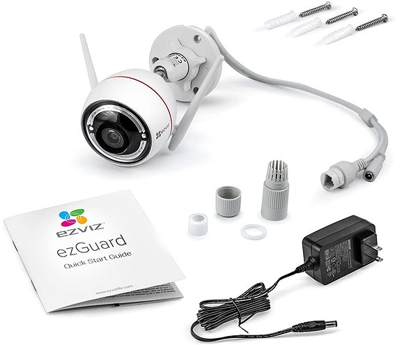 IP Camera EZVIZ C3W PRO (1080P, 2.8mm,H.265) Package content