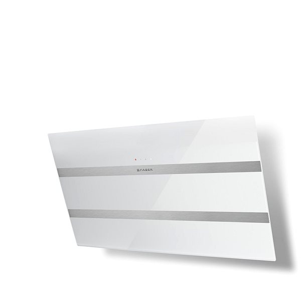 Extractor Hood FABER STEELMAX EV8 WH/X A80 Lateral view