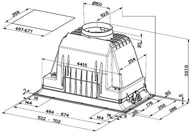 Extractor Hood FABER Inka Plus HC X A70 ...